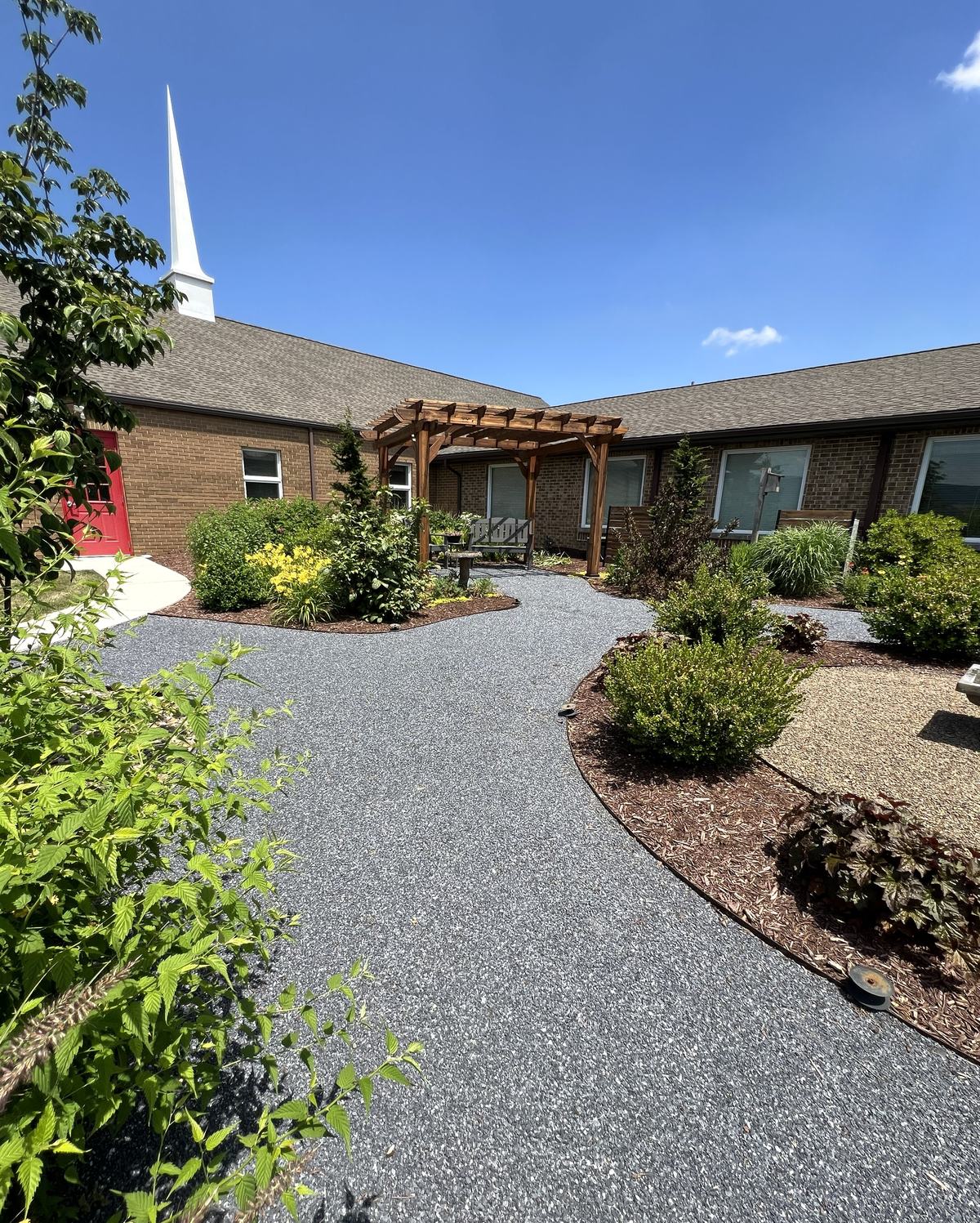 The path to the gazebo